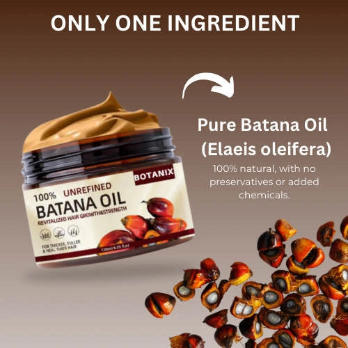 Maschera naturale per la crescita dei capelli (Olio 100% di Batana)