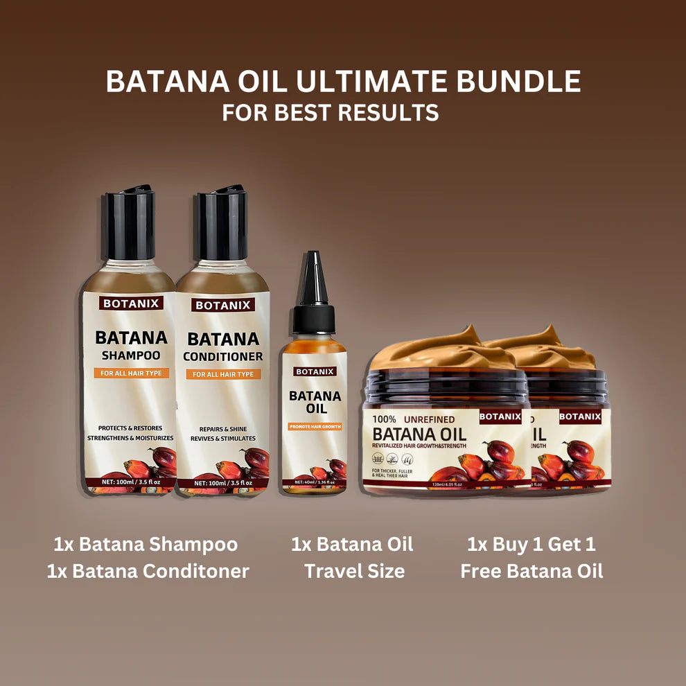 Maschera naturale per la crescita dei capelli (Olio 100% di Batana)